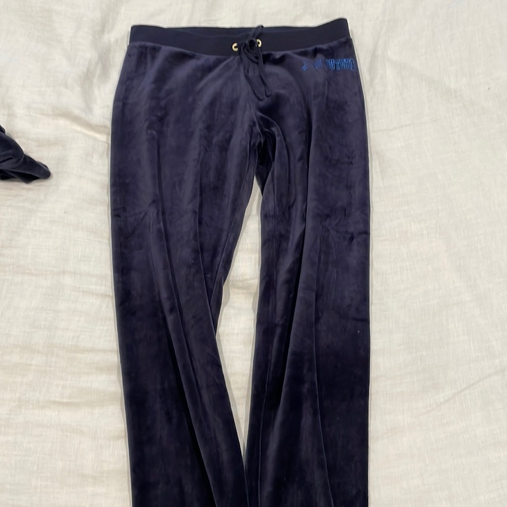 Juicy couture navy jogger sweatsuit
